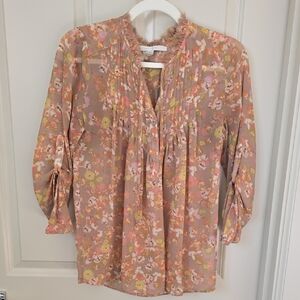 2 For $15! Lauren Conraf Flowy Sheer Blouse